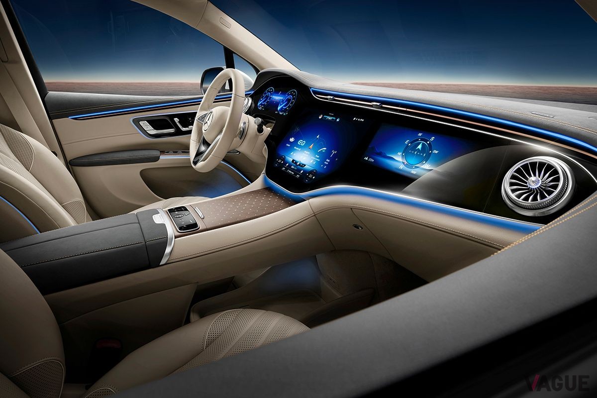メルセデス・ベンツ新型「EQS SUV」のインテリア