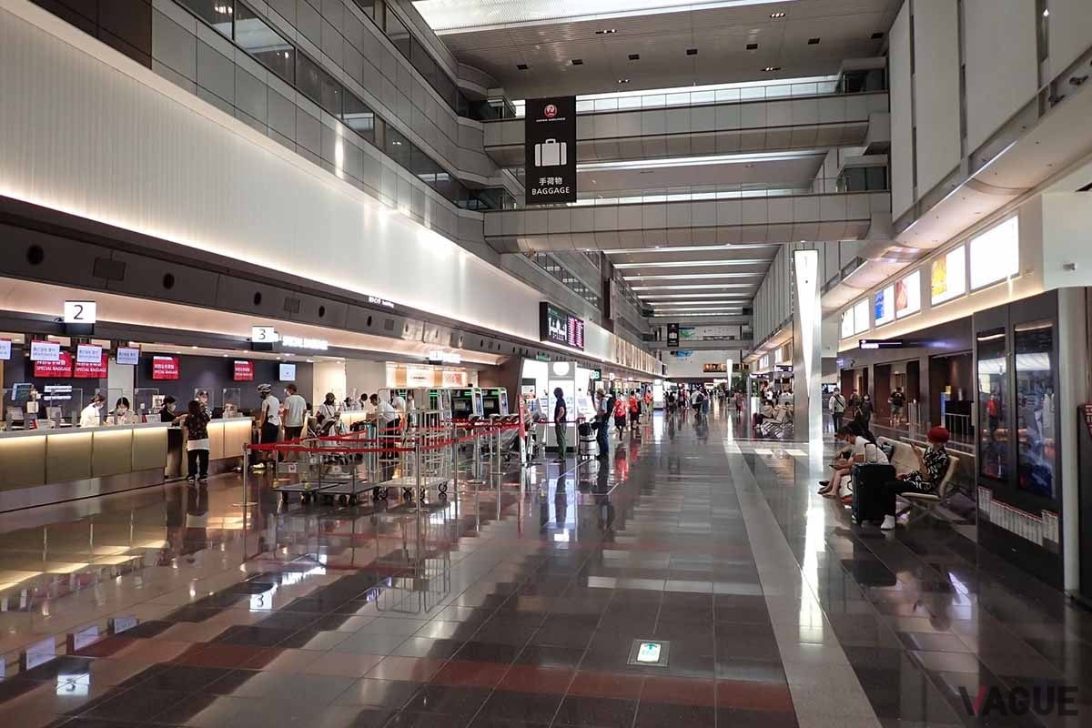羽田空港の様子