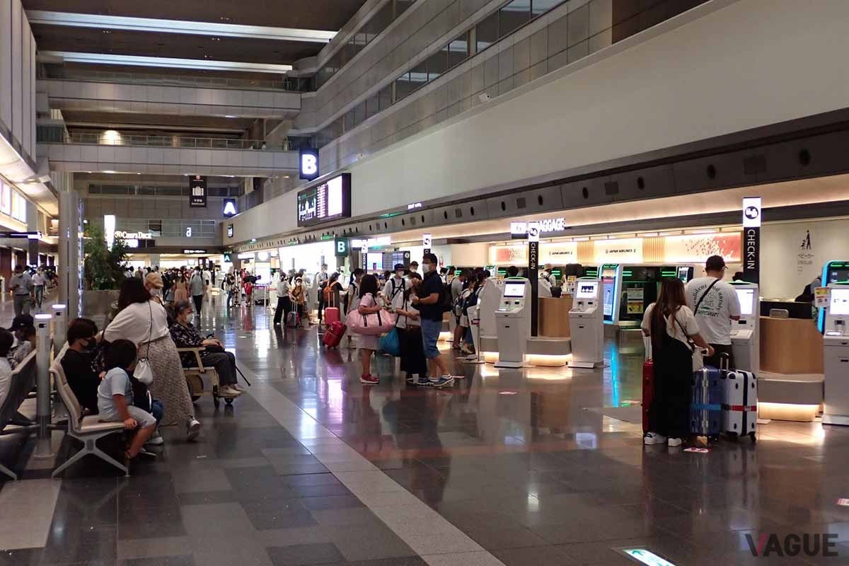 羽田空港の様子