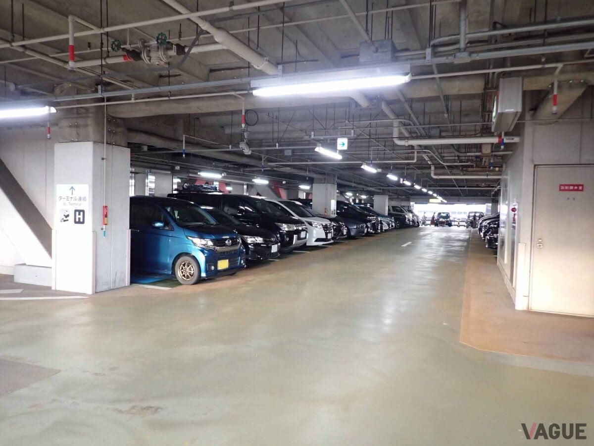 羽田空港駐車場。P3・P4は第2旅客ターミナル（ANA、エアドゥ、ソラシドエア、一部の国際線）が近い