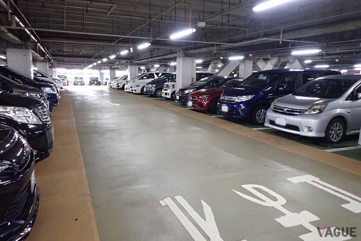 羽田空港駐車場。P3・P4は第2旅客ターミナル（ANA、エアドゥ、ソラシドエア、一部の国際線）が近い