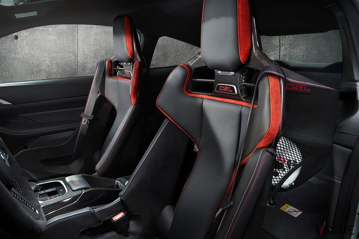 BMW「M4 CSL」のインテリア
