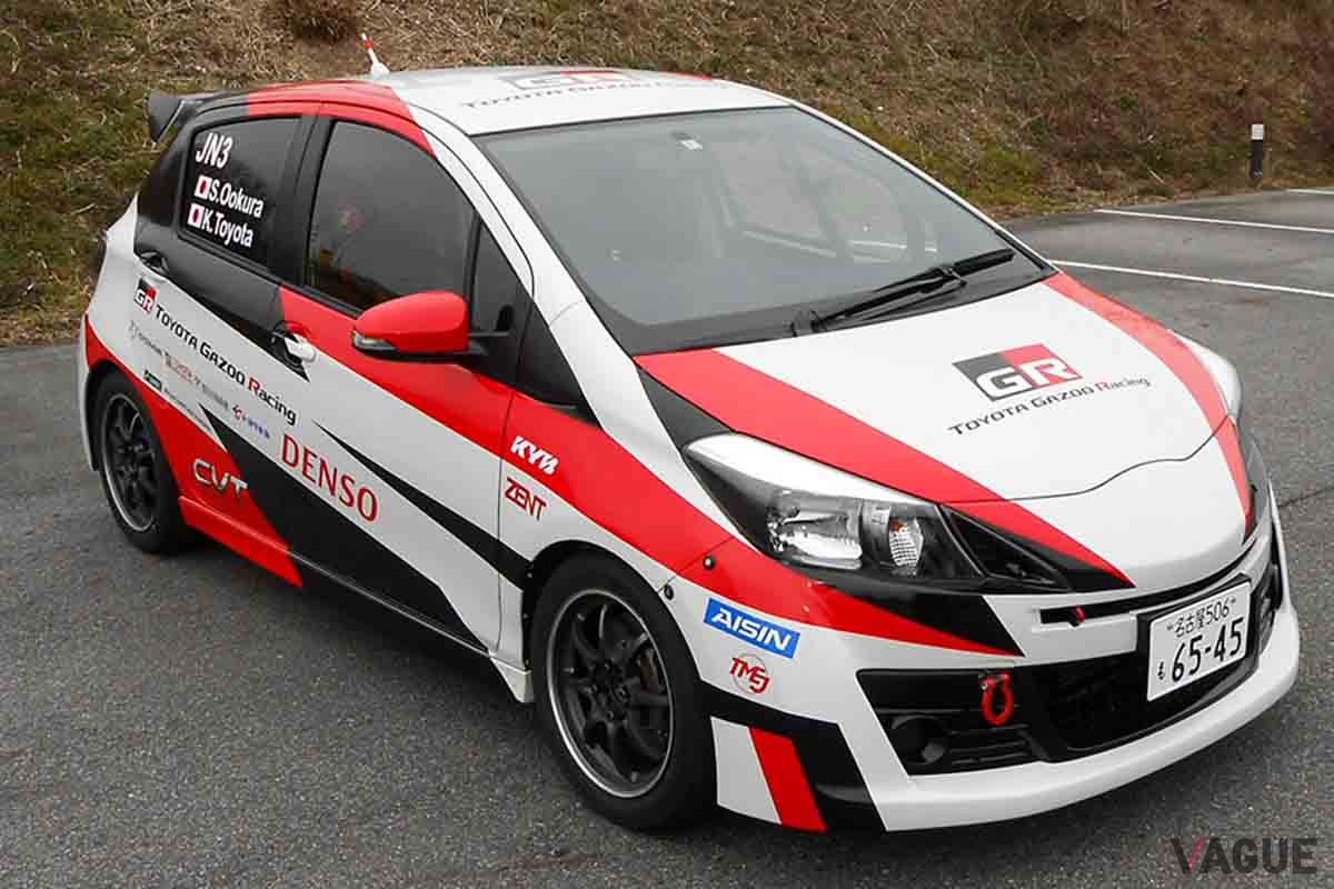2017年に全日本ラリー選手権のJN3クラスに参戦した「TGR Vitz CVT」