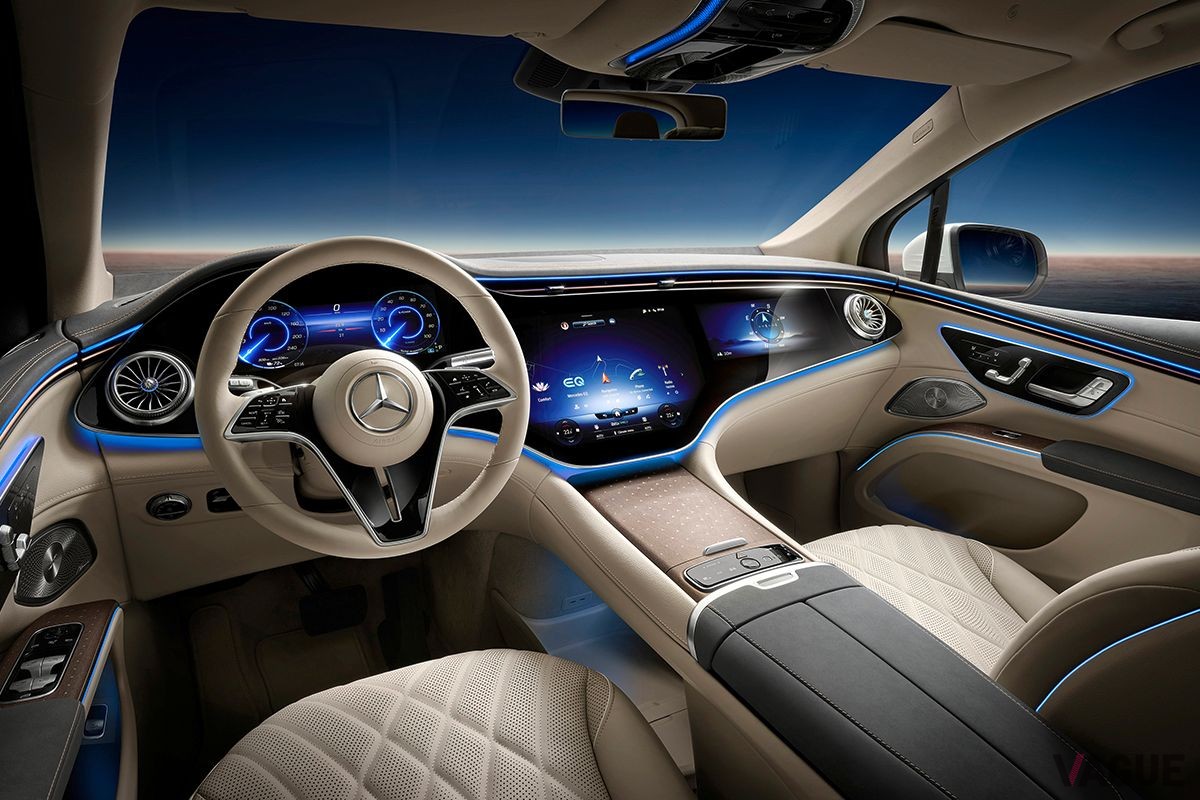 メルセデス・ベンツ新型「EQS SUV」のインテリア