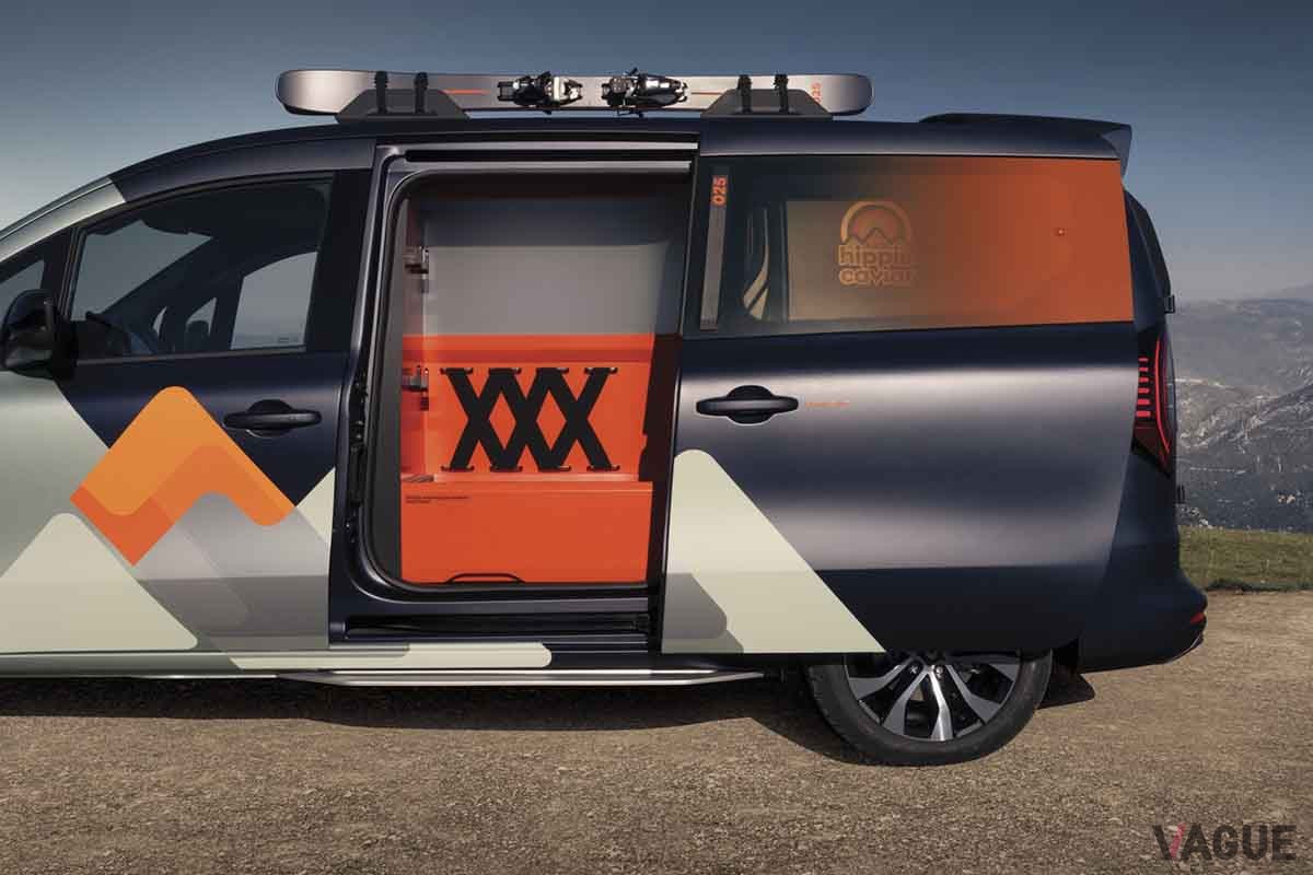 ルノー新型カングーをベースにしたキャンピングカー「ヒッピー・キャビアモーテル」