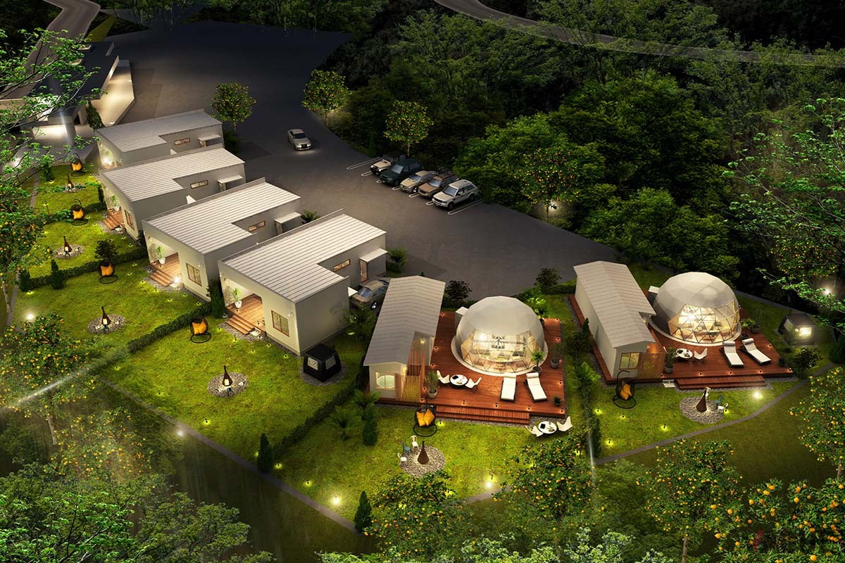 “レモン島”に誕生した瀬戸内海の絶景と新鮮な食材を堪能できるグランピング施設「LEMON FARM GLAMPING しまなみ」