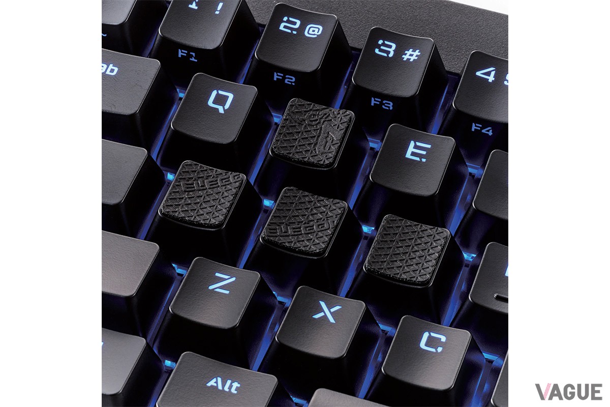 最適な角度や高さなどにこだわったキー形状