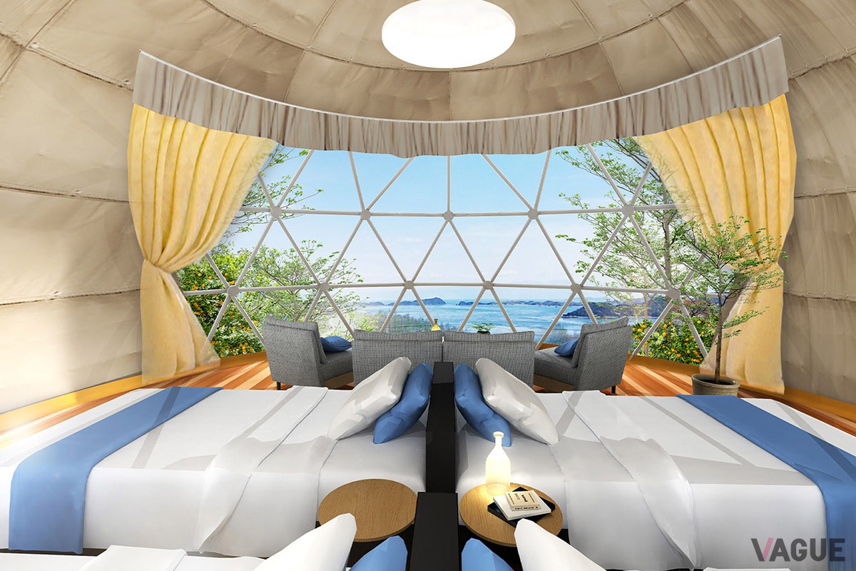 “レモン島”に誕生した瀬戸内海の絶景と新鮮な食材を堪能できるグランピング施設「LEMON FARM GLAMPING しまなみ」