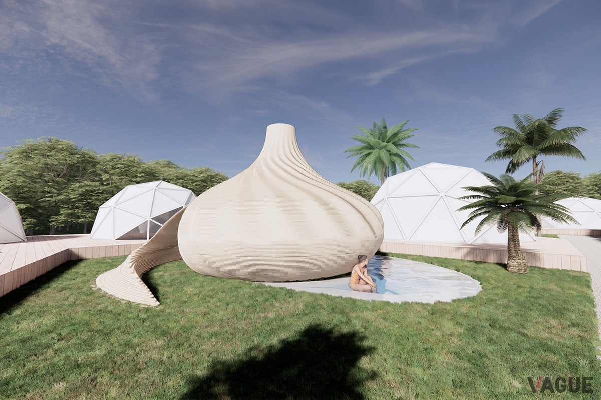 建築家・隈太一氏と“プロサウナー”のTTNEが手がけた注目のサウナ「SAZAE」が誕生する香川・直島のグランピング施設「SANA MANE」