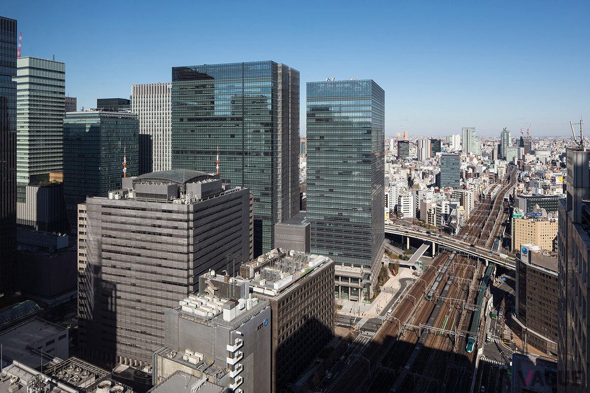 ホテルメトロポリタン丸の内の「JR東日本トレインシミュレータルーム」からの風景