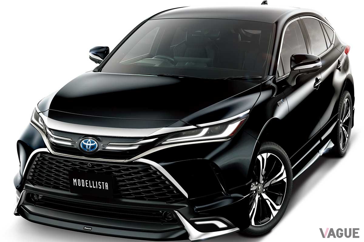 トヨタトヨタ新型「ハリアーPHEV」用「モデリスタ」エアロパーツ装着車