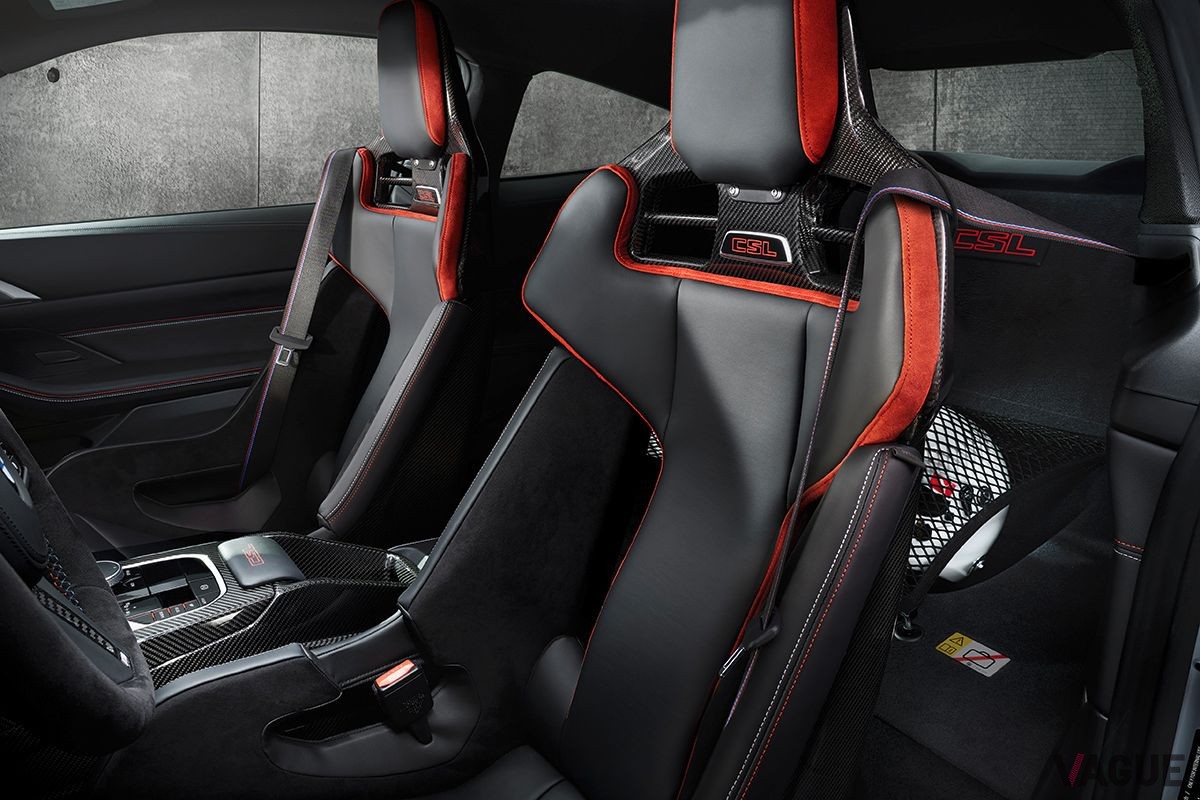 BMW「M4CSL」のインテリア