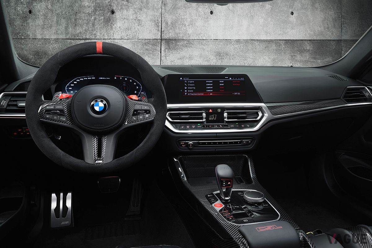 BMW「M4CSL」のインテリア