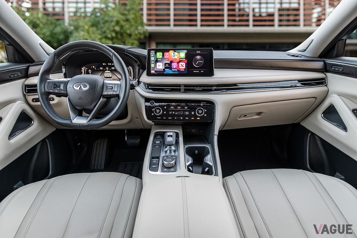 米国で登場した2023年モデルのインフィニティ新型「QX60」のインテリア