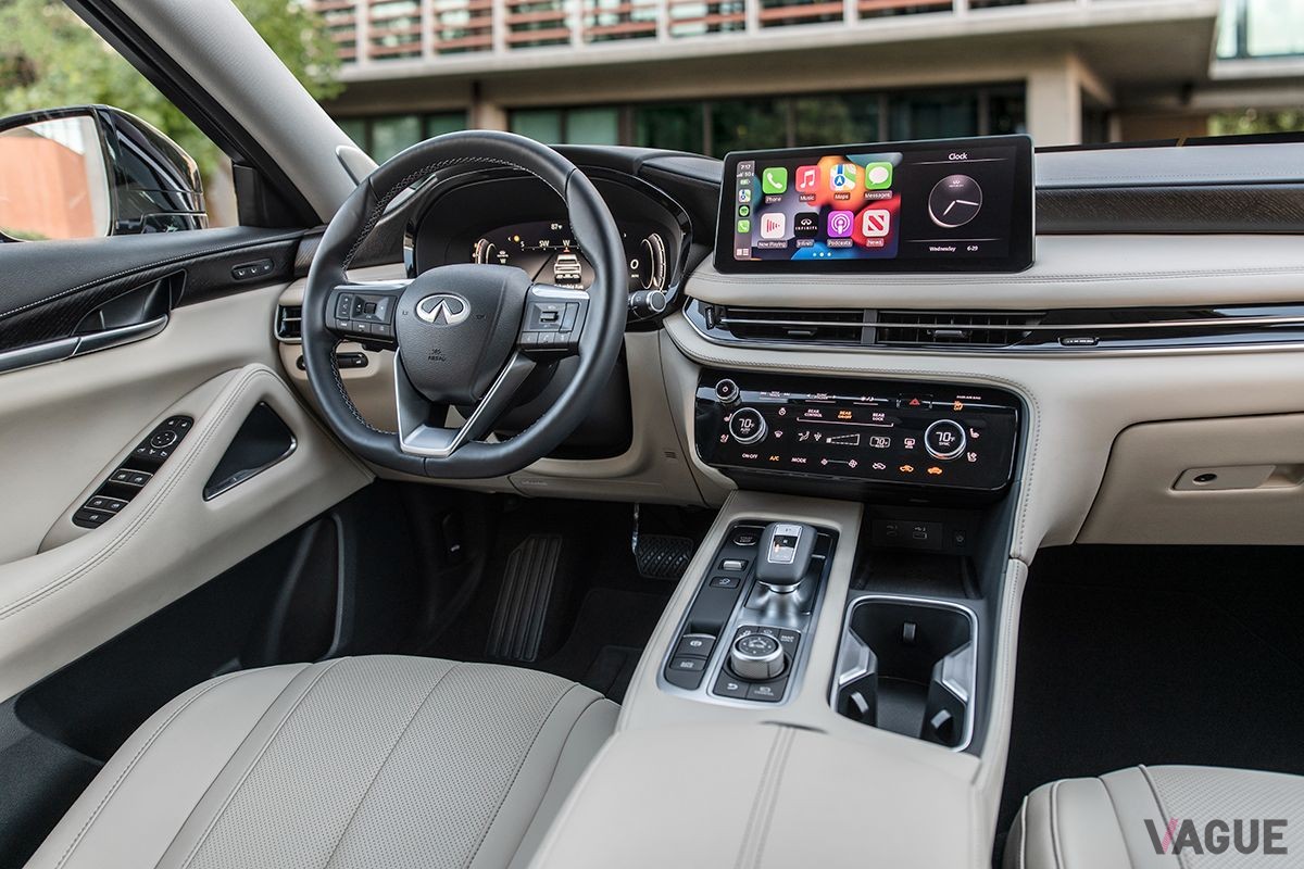 米国で登場した2023年モデルのインフィニティ新型「QX60」のインテリア