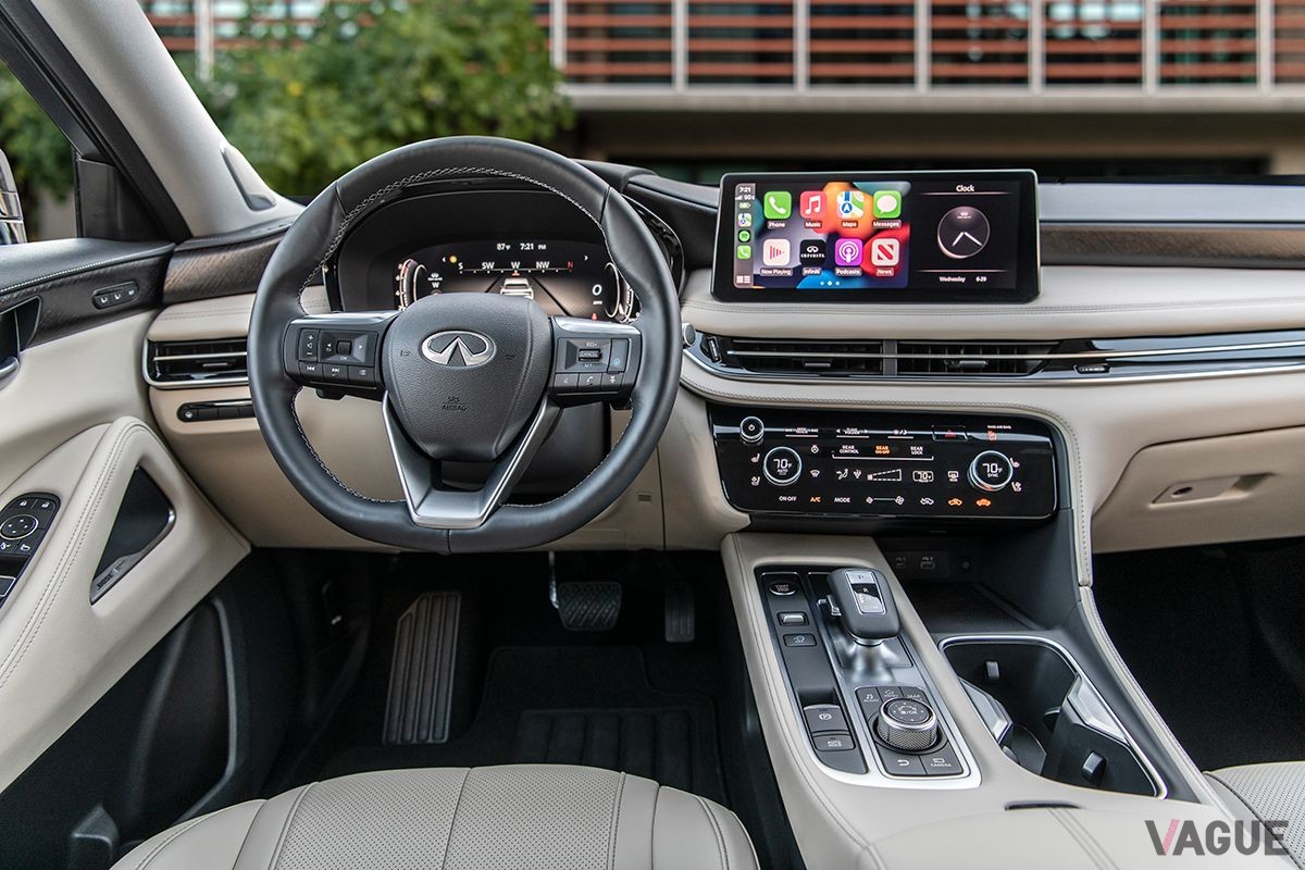 米国で登場した2023年モデルのインフィニティ新型「QX60」のインテリア