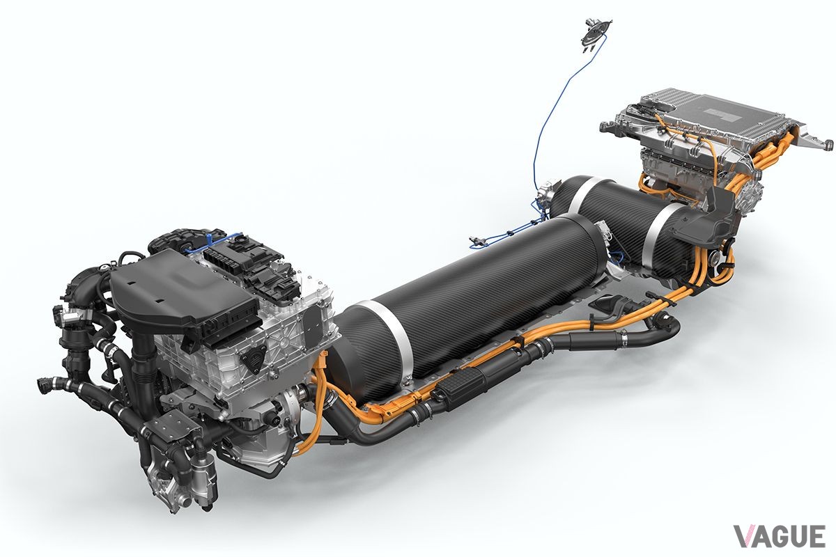 BMWの新型FCV「iX5ハイドロジェン」のパワートレイン