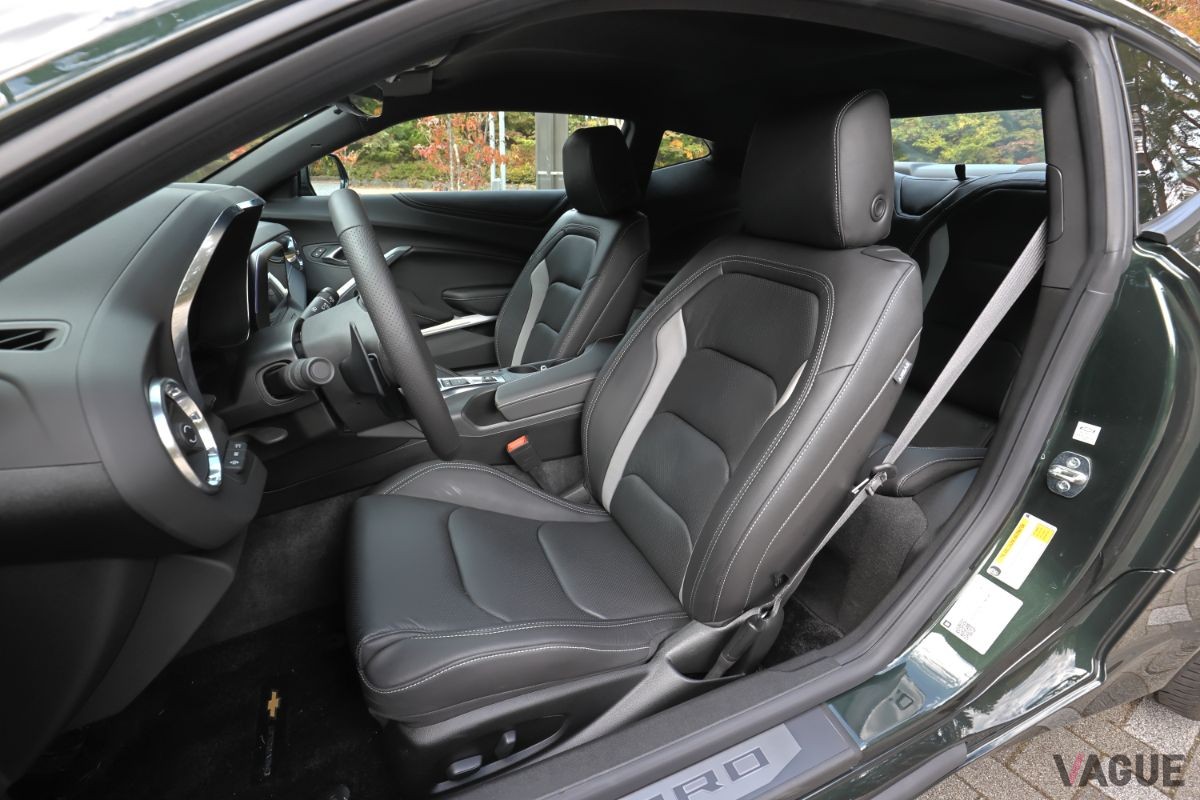 シボレー・カマロ「LT RS」のインテリア