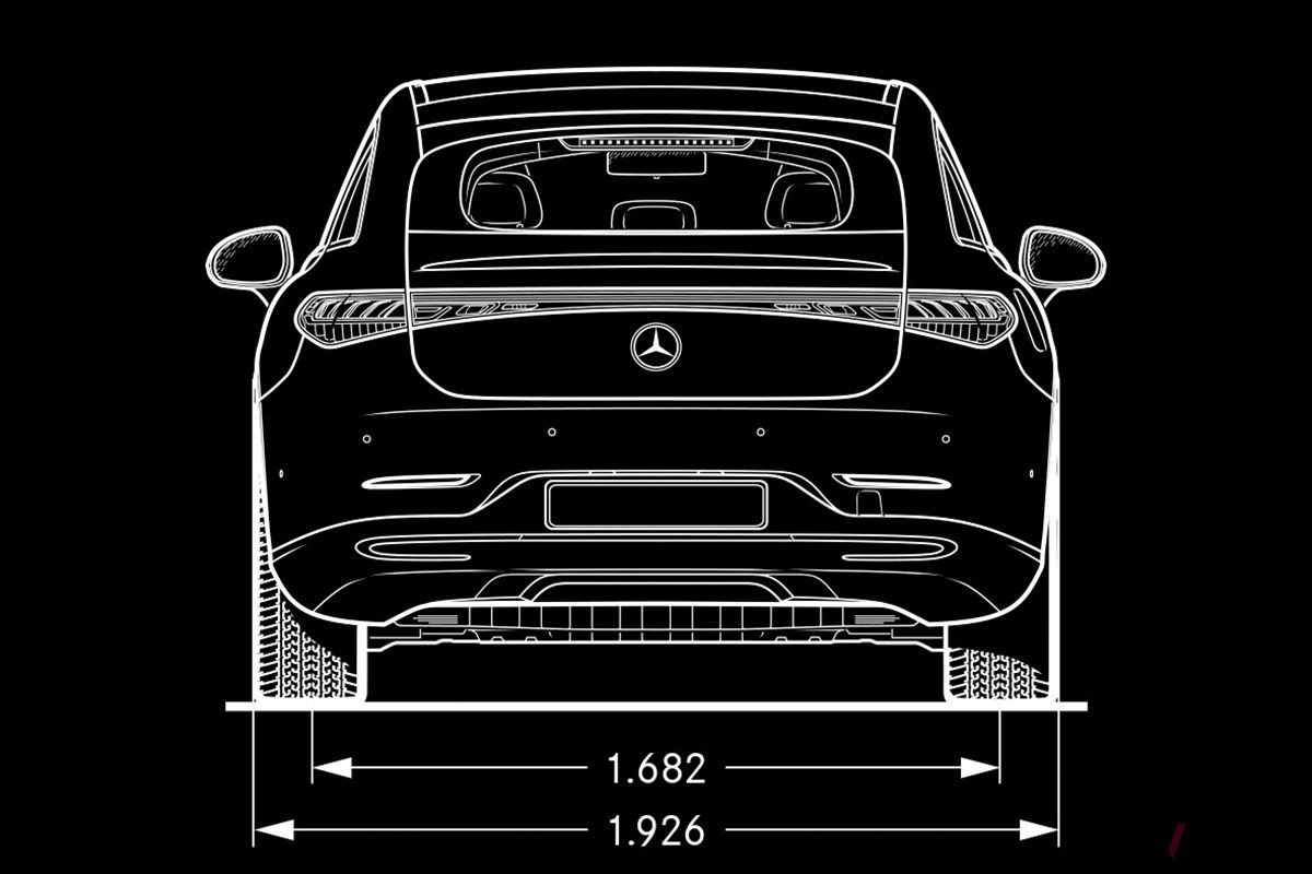 メルセデス・ベンツ新型「EQS」のボディサイズ