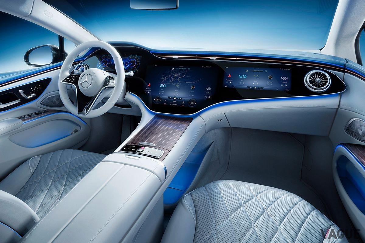 メルセデス・ベンツ新型「EQS」のインテリア