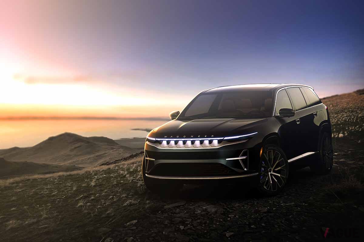 まもなく世界初公開される予定のジープ新型「ワゴニアS」