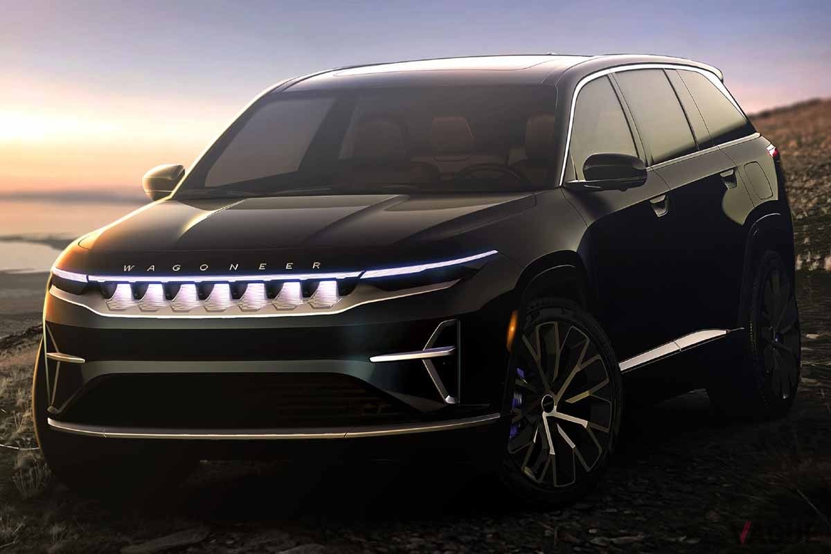 まもなく世界初公開される予定のジープ新型「ワゴニアS」