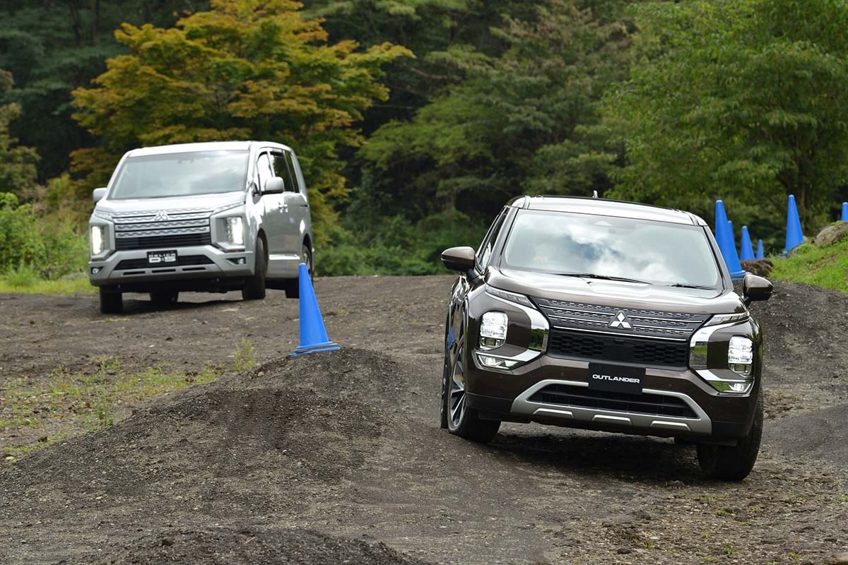 ふもとっぱら近隣の富士ヶ嶺オフロードでおこなわれた「ドッキドキ！SUVオフロード試乗会」