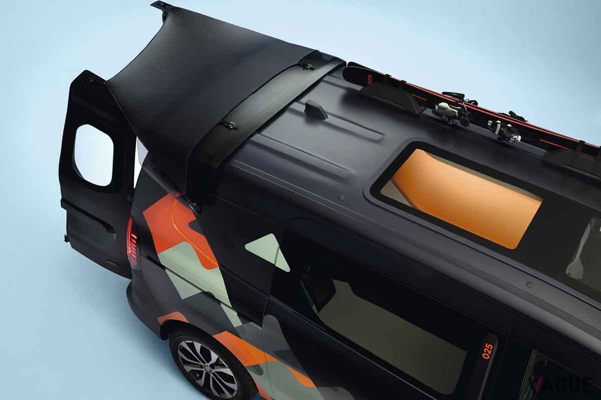ルノー新型カングーをベースにしたキャンピングカー「ヒッピー・キャビアモーテル」