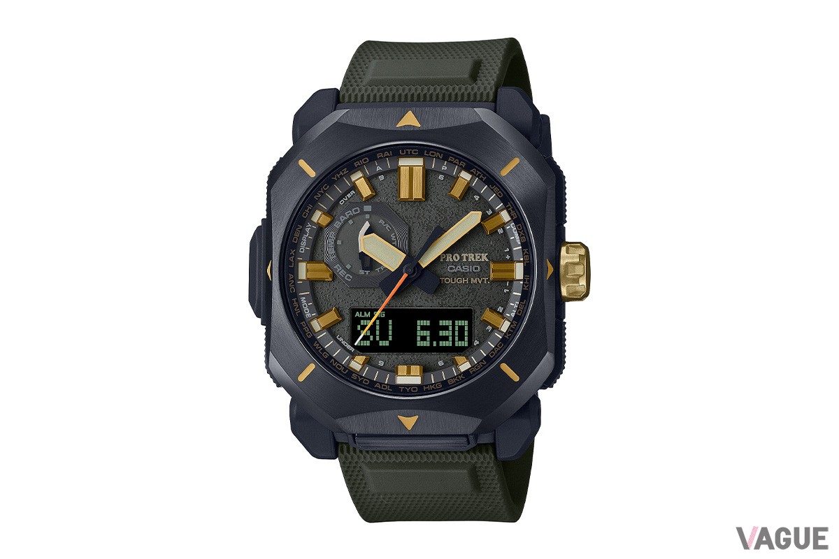 ミリタリー感がシックなカーキ（『PRW-6900Y-3』）
