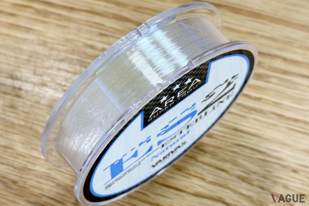 アジングブームで普及が進み、現在ではエリアトラウトでも愛用者が増えているエステル。始めは他の素材に比べ切れやすさに驚きますが、慣れると不思議と使いこなせます