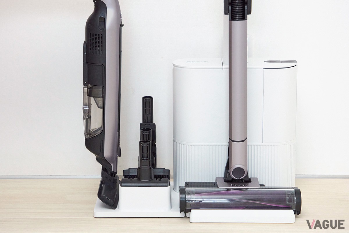 “自動ゴミ収集ドック”が掃除のたびにクリーナー本体のダストボックス内をクリーンアップ。ゴミ捨ての面倒を解消するとともに高い吸引力を持続させるシャーク「EVOPOWER SYSTEM iQ＋ CS851JMVAE」