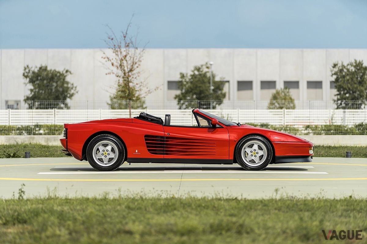 RMオークションに出品される1990年製フェラーリ「テスタロッサ ピニンファリーナ スパイダー 」スペシャル プロダクション'