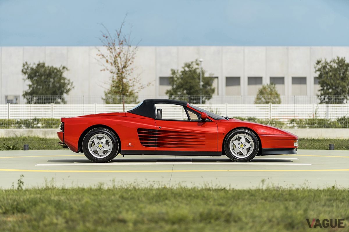 RMオークションに出品される1990年製フェラーリ「テスタロッサ ピニンファリーナ スパイダー 」スペシャル プロダクション'