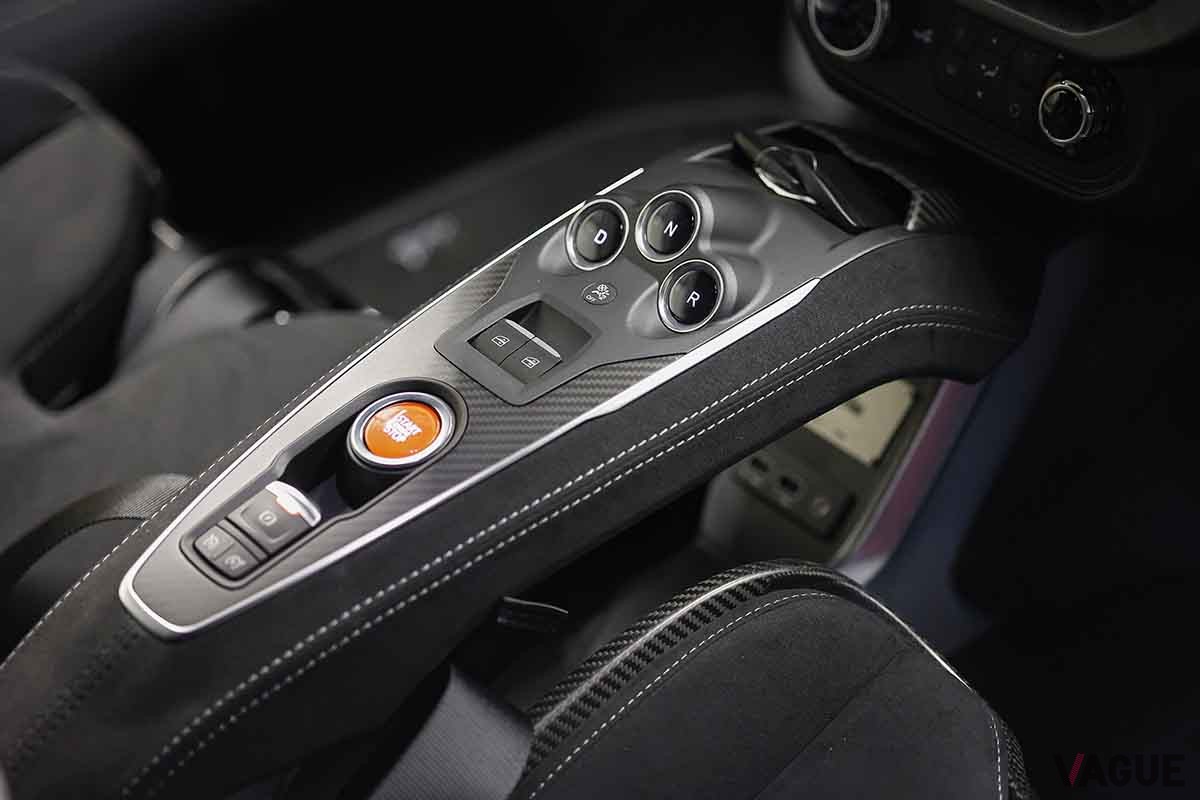 アルピーヌ「A110R」のインテリア