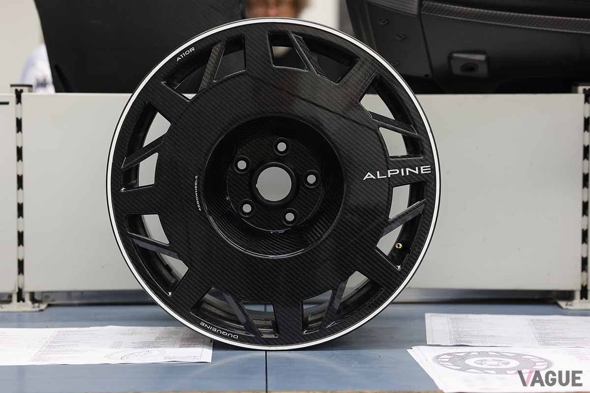 アルピーヌ新型「A110R」のカーボンホイール