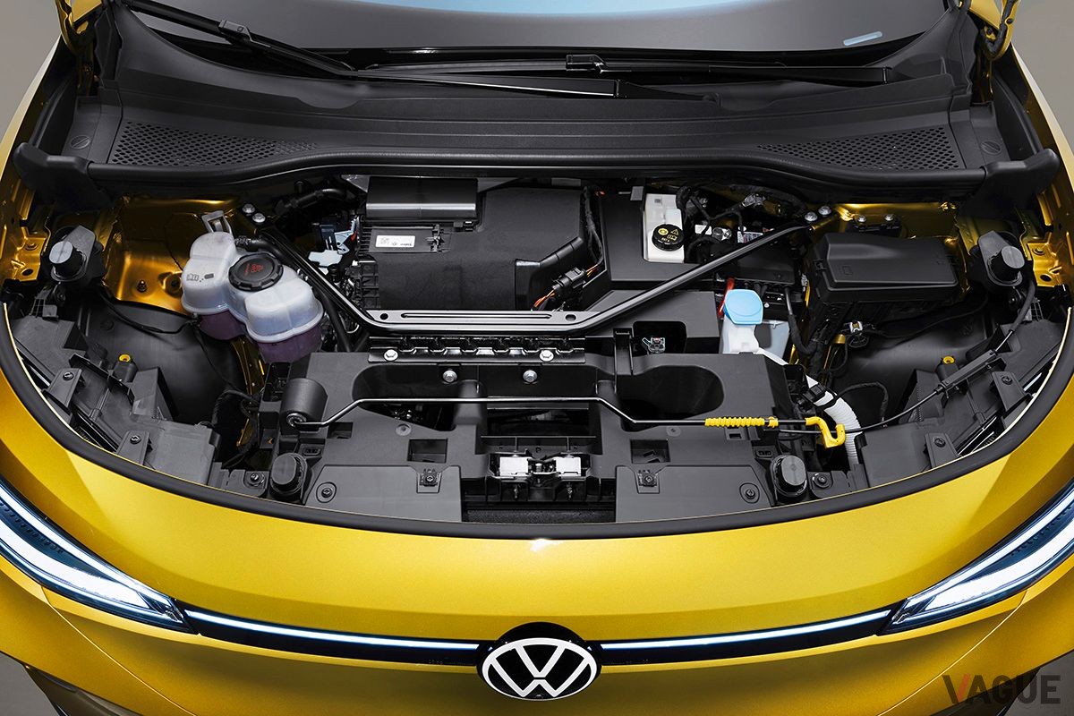 VW新型「ID.4」のボンネット下
