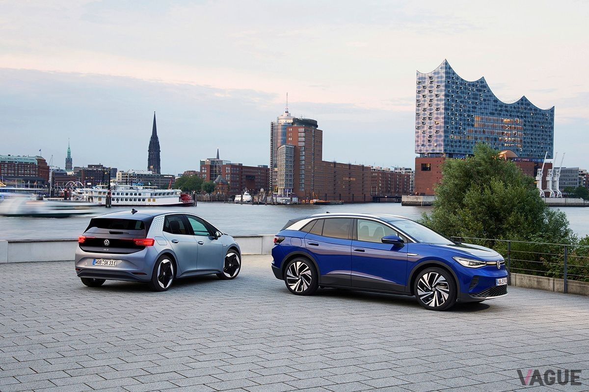 VW新型「ID.4」と「ID.3」