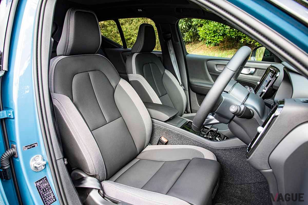 ボルボ「XC40リチャージ プラス シングルモーター」のインテリア