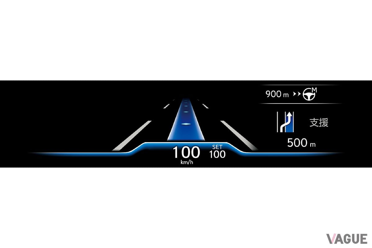 Lexus Teammate［Advanced Drive］大型カラーヘッドアップディスプレイ