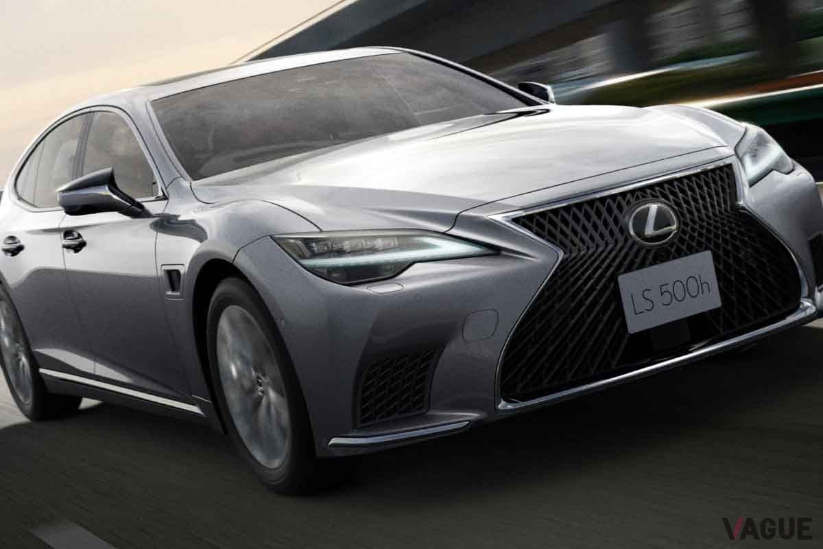 一部改良されたレクサスのフラッグシップセダン「LS」