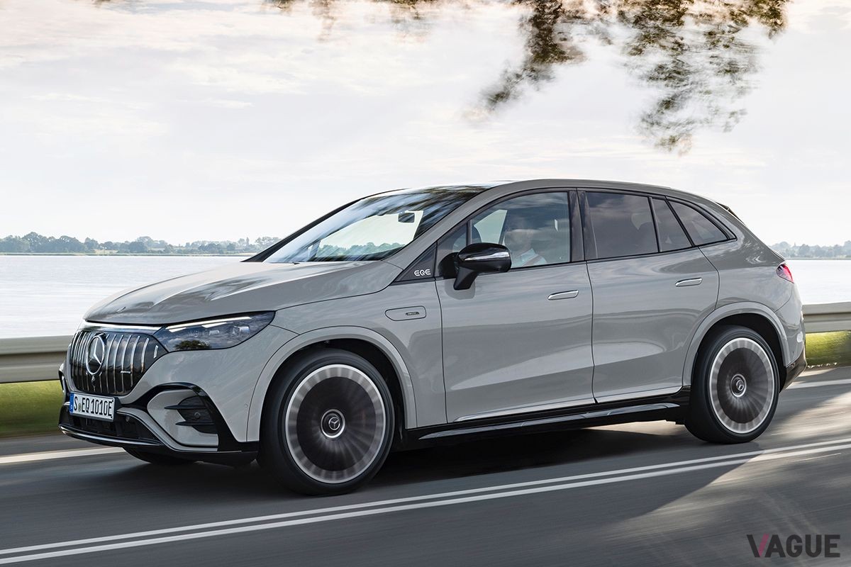 世界初公開されたメルセデスAMG「EQE SUV」