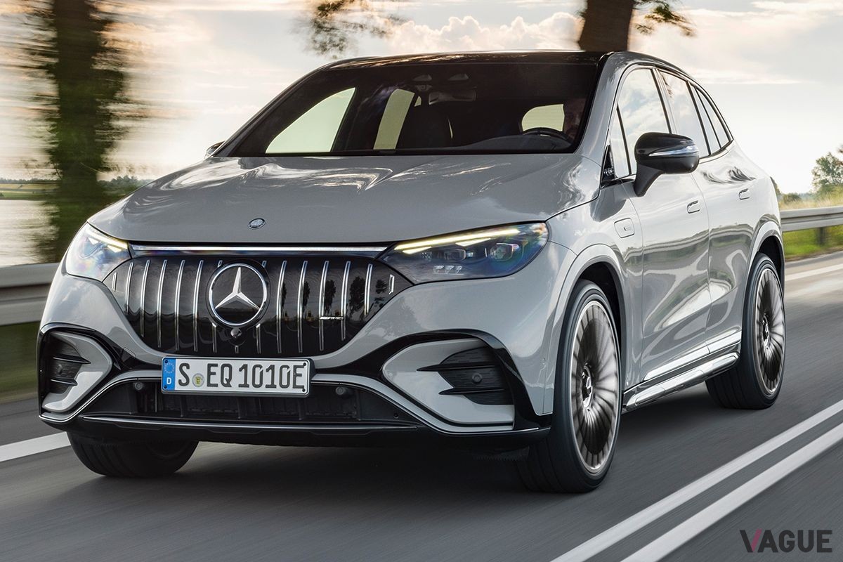 世界初公開されたメルセデスAMG「EQE SUV」