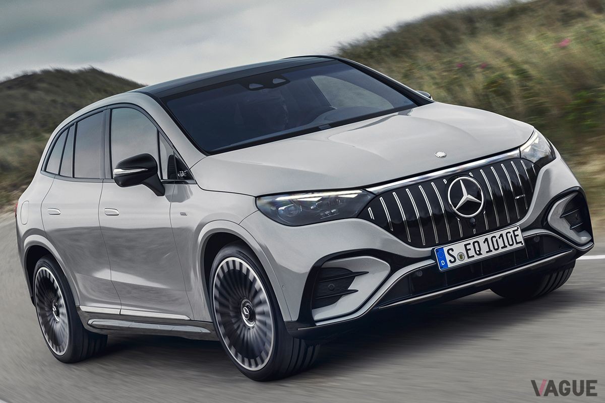 世界初公開されたメルセデスAMG「EQE SUV」