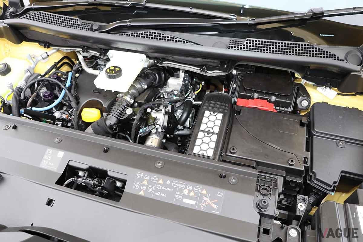 日本初披露となったルノー新型「カングー」のエンジン
