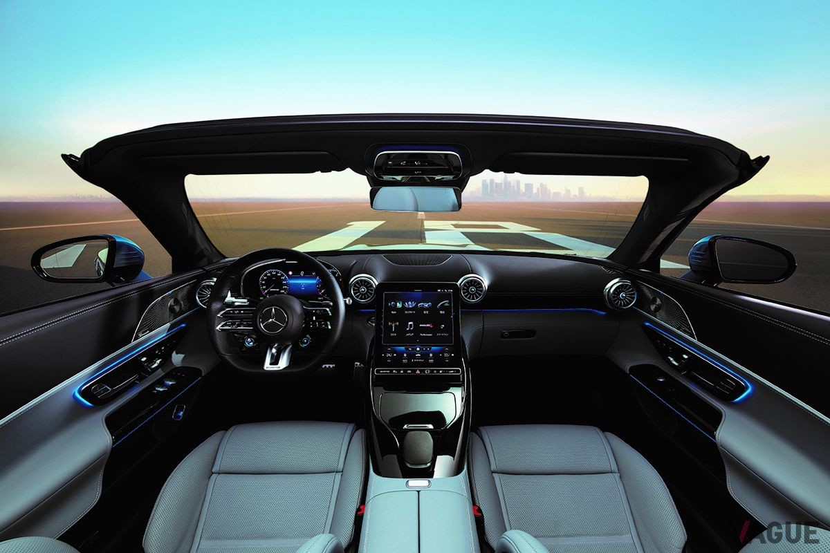日本上陸した新型メルセデスAMG「SLクラス」のインテリア