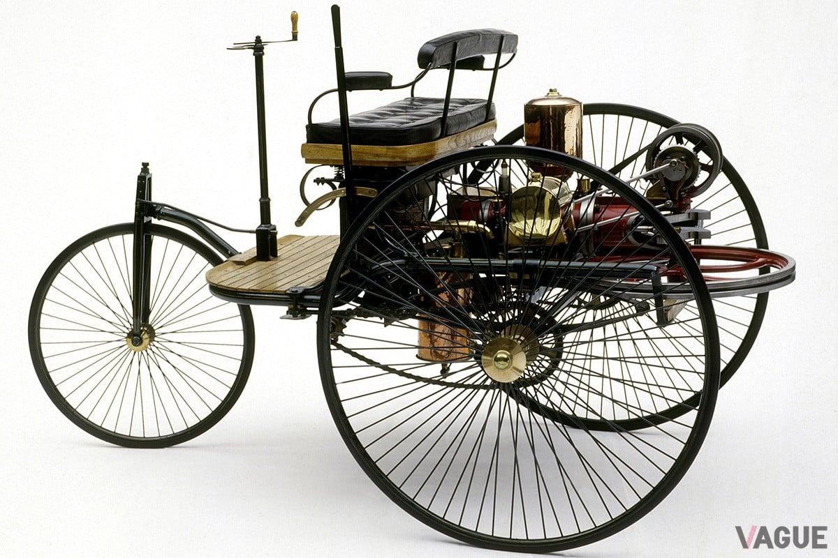 ベンツ・パテント・モトールヴァーゲンも展示される