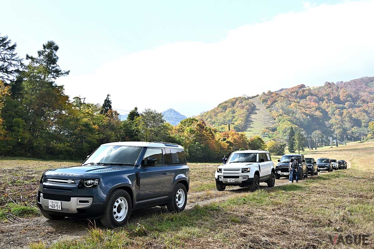 ランドローバーファンはもちろんのこと、日本でも人気のディフェンダーに乗ってみたいと思っていた人が多数来場した「ディフェンダーデイ2022」