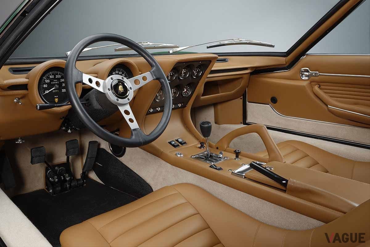 ランボルギーニ「ミウラ」のインテリア