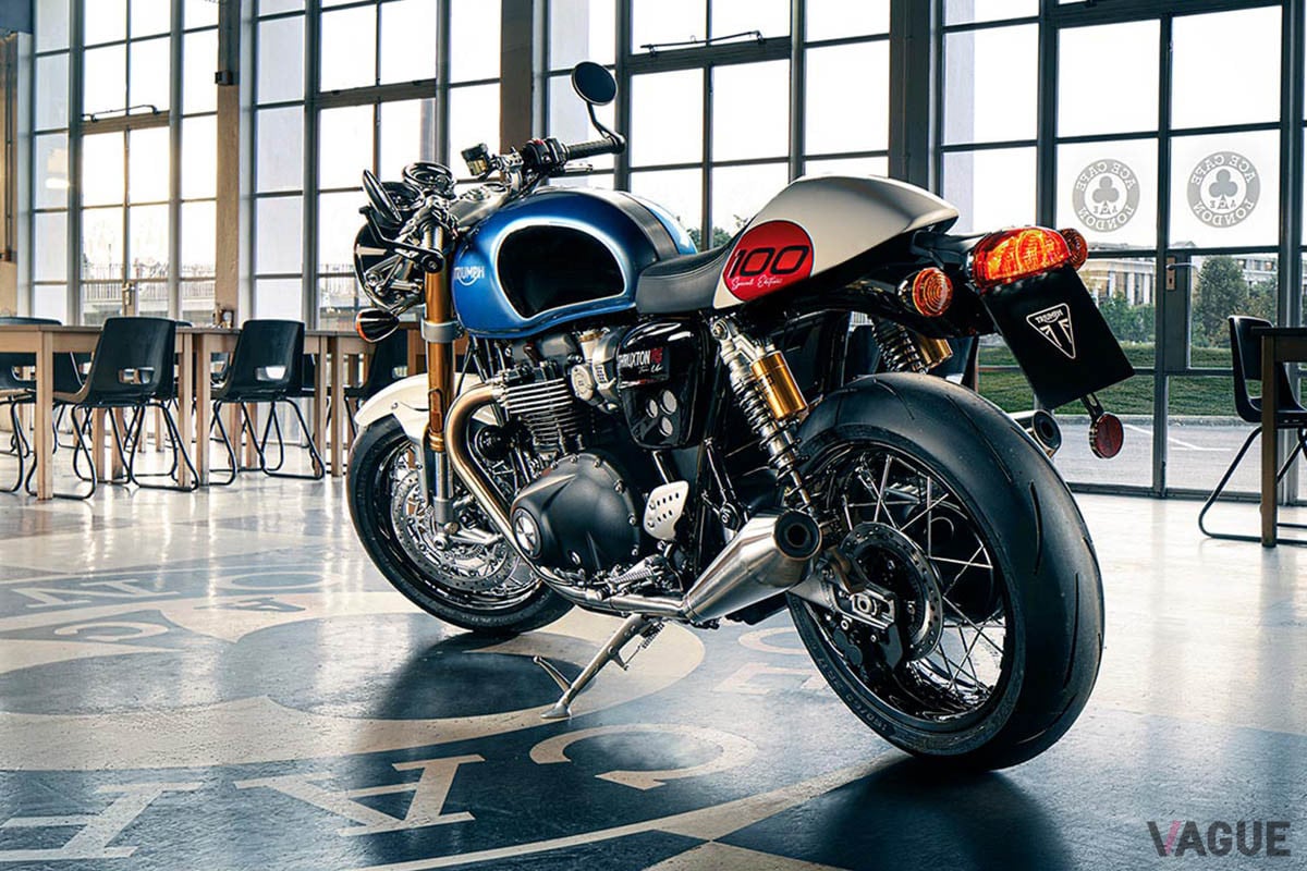 ブリティッシュカフェレーサーを現代的に解釈した「Thruxton RS Ton Up Edition」