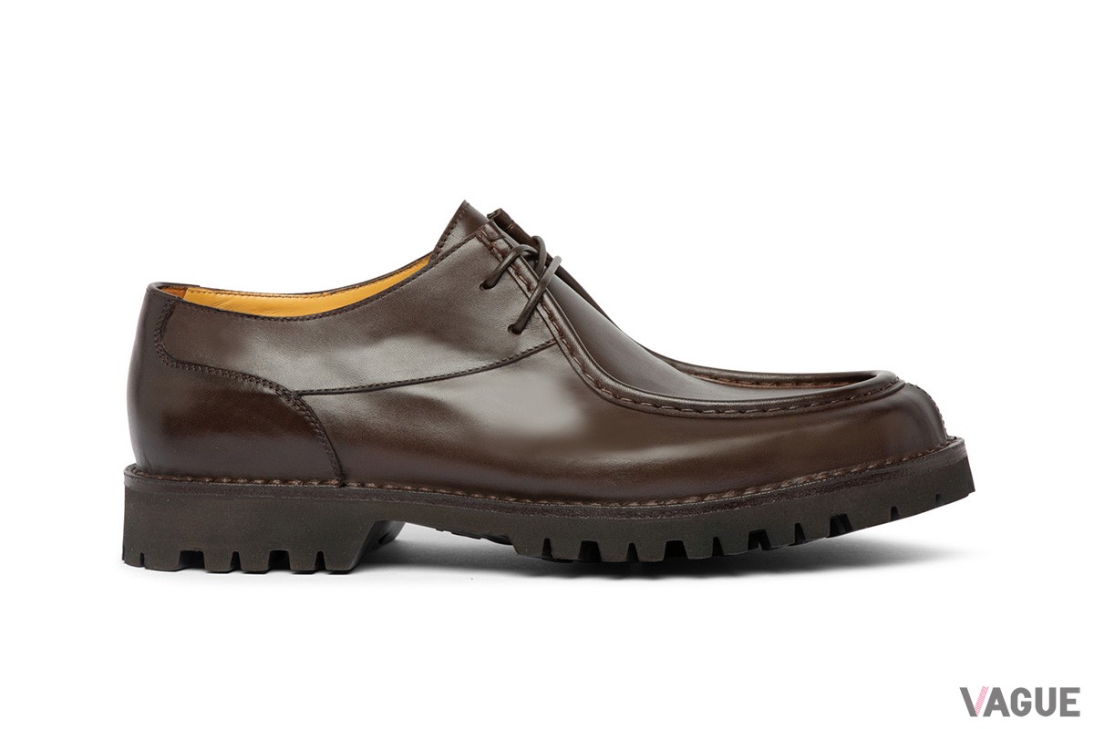 チロリアンスタイルダービーの「COURMAYEUR LEATHER DERBIES」